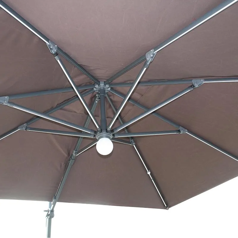 MYB-003-K Solar Small Roman Light Bar Umbrella - Image 3