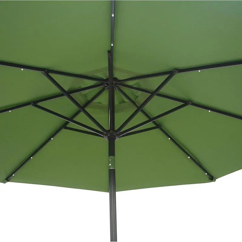 MYA-008-E Solar Straight Hand-cranked Particle Light Umbrella - Image 3