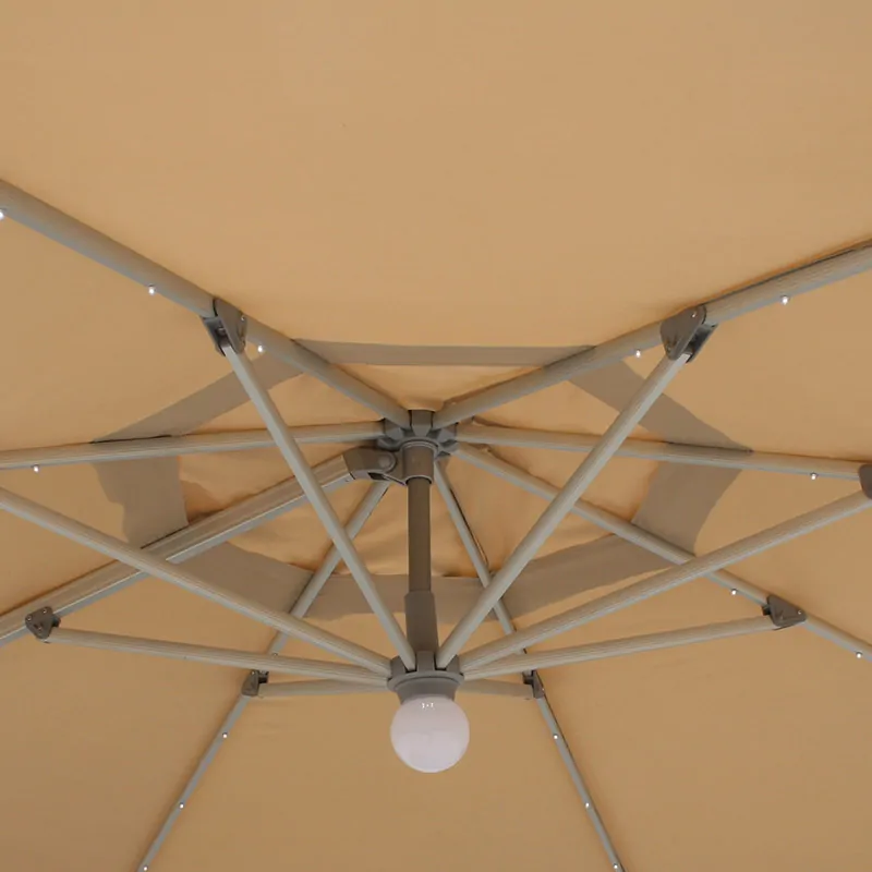 MYB-003-O Solar Small Roman Particle Light Umbrella - Image 3