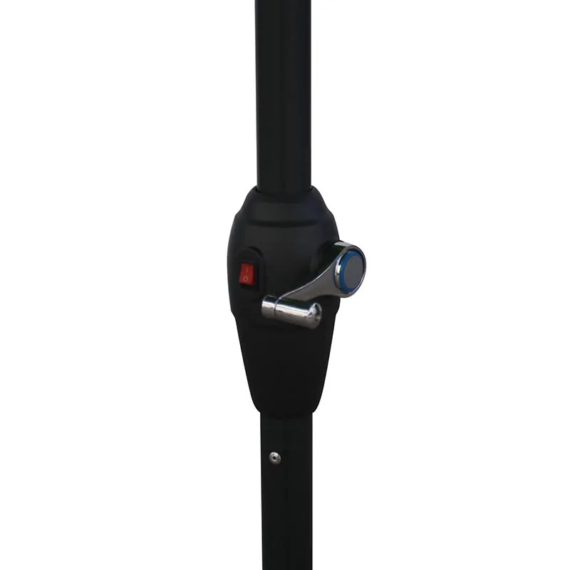 MYA-008-E Solar Straight Hand-cranked Particle Light Umbrella - Image 4