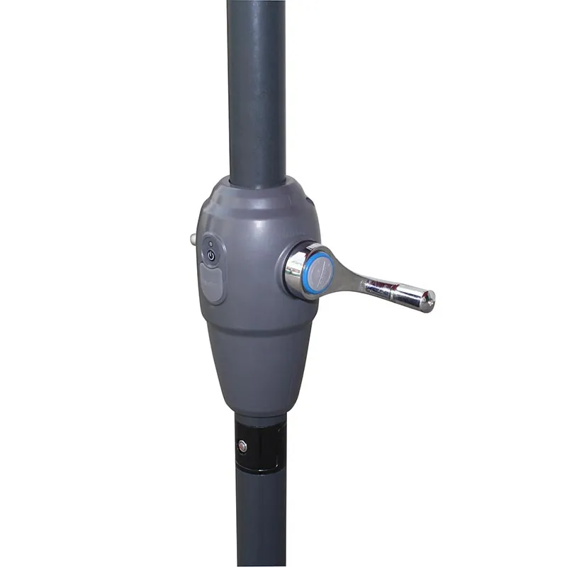 MYA-008-F Solar Straight Hand Rod USB Particle Light Umbrella - Image 4