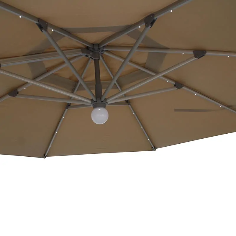 MYB-003-O Solar Small Roman Particle Light Umbrella - Image 5