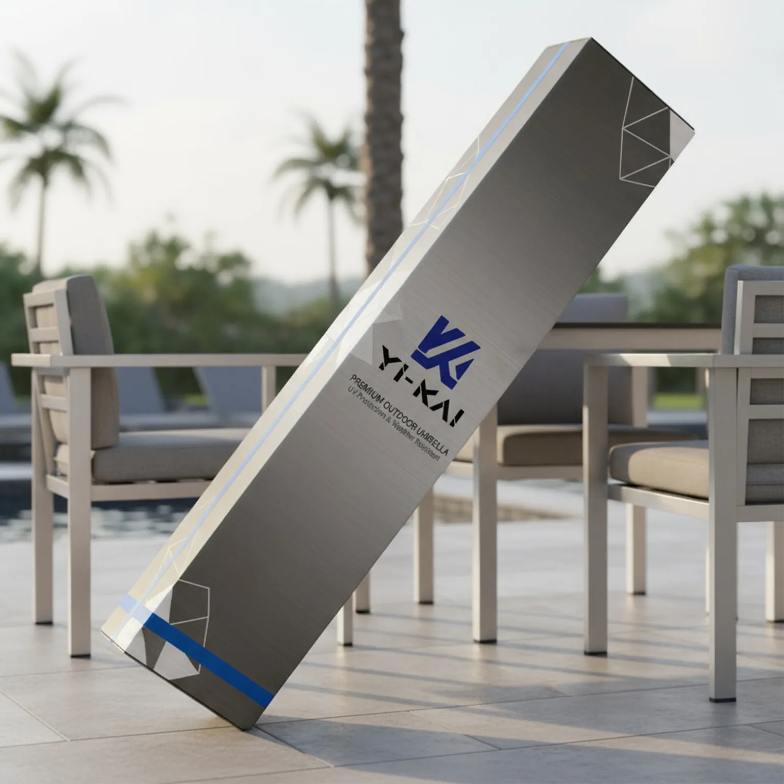 Customization of cantilever umbrella