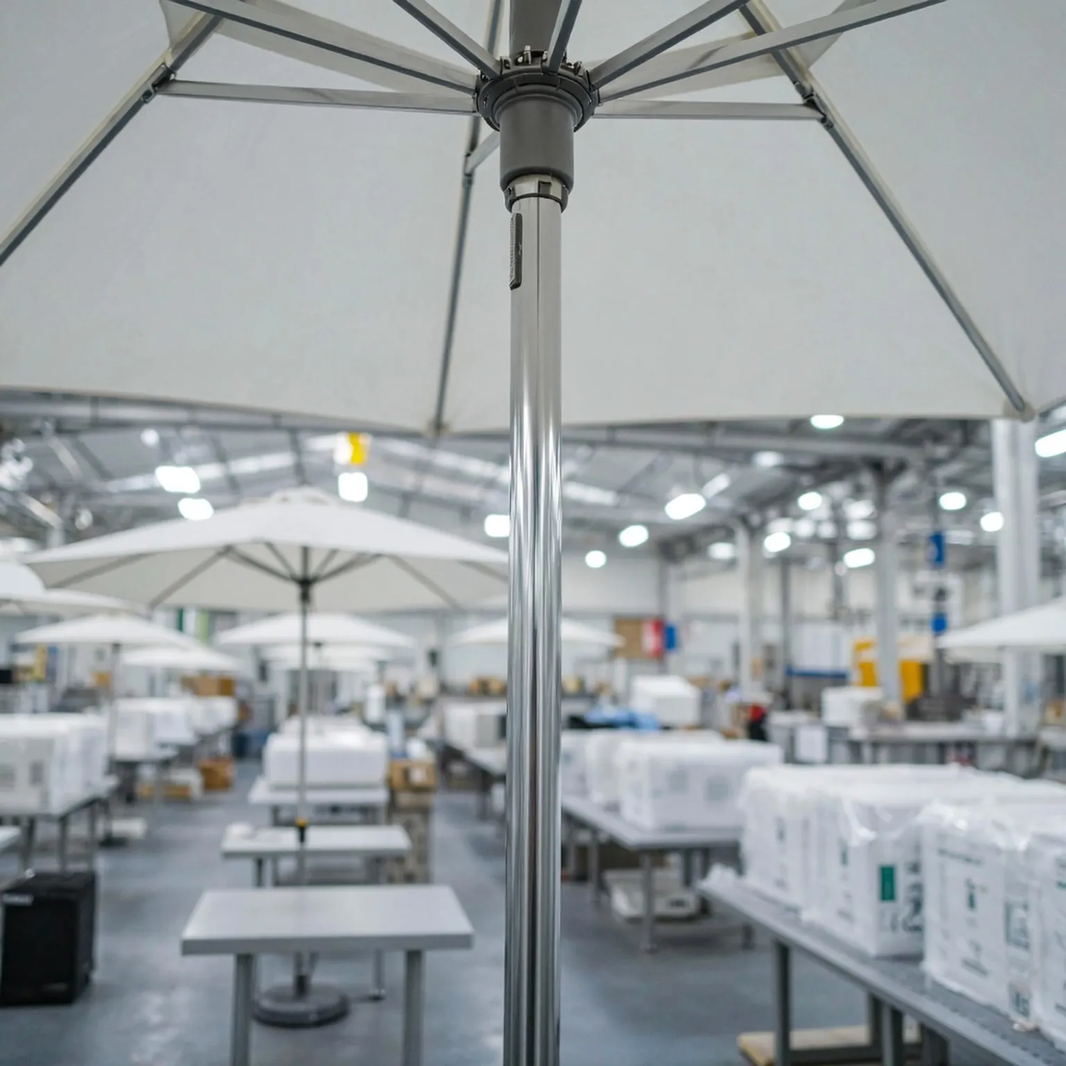 Durability cantilever umbrella poles