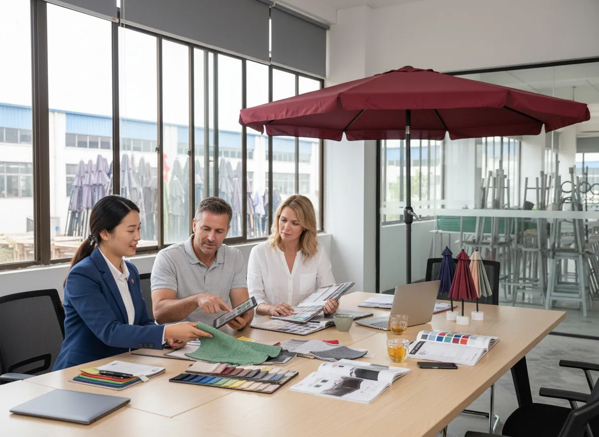 fabric customization | Yikai umbrella