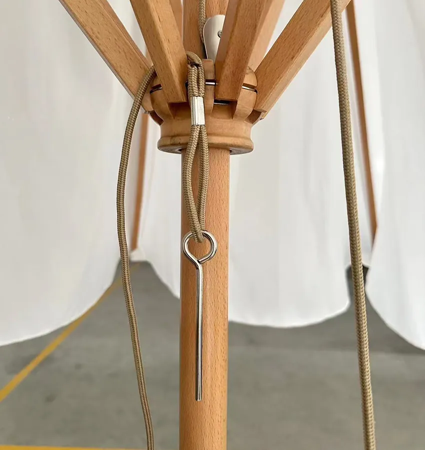 wooden umbrella pins