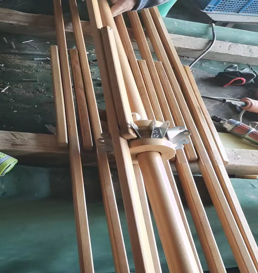 wooden umbrellas factory